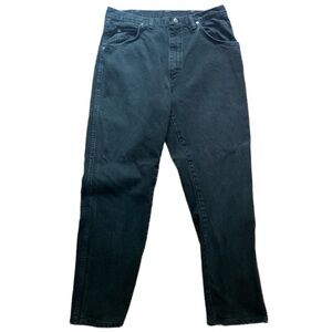 Vintage Wrangler Jeans 36x30 Made in USA Black Straight Western Workwear 96501CB